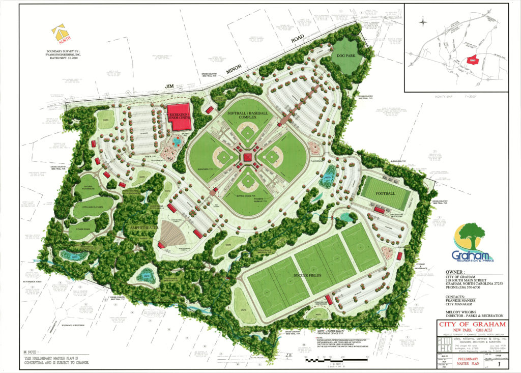 GRPD Future City of Graham Recreation Complex City of Graham, NC