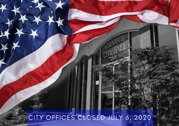 CITY OFFICES CLOSED JULY 4, 2023